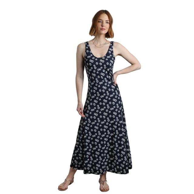50% Cotton, 50% Modal. Fabric: Jersey, Soft Touch, Stretch. Design: Printed. Neckline: Scoop. Sleeve-Type: Sleeveless. Length: Mid Length. 8 UK: 33 in. 10 UK: 35 in. 12 UK: 37 in. 14 UK: 39 in. 20 UK: 45.5 in. 22 UK: 47.5 in. 18 UK: 44 in. 16 UK: 41 in.