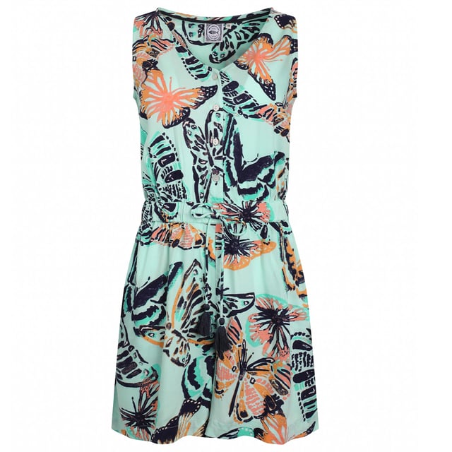 100% LivaEco Viscose. Design: Logo, Printed. Pockets: 2 Slip Pockets. Waistline: Drawstring. Sleeve-Type: Sleeveless. Neckline: V Neck. Fabric Technology: Breathable, Hypoallergenic, Lightweight, Moisture Wicking, Soft. Mock Shell Button. Fastening: Pull-On. Fit: Relaxed Fit. 8 UK: 33 in. 10 UK: 35 in. 12 UK: 37 in. 14 UK: 39 in. 20 UK: 45.5 in. 22 UK: 47.5 in. 18 UK: 44 in. 16 UK: 41 in.