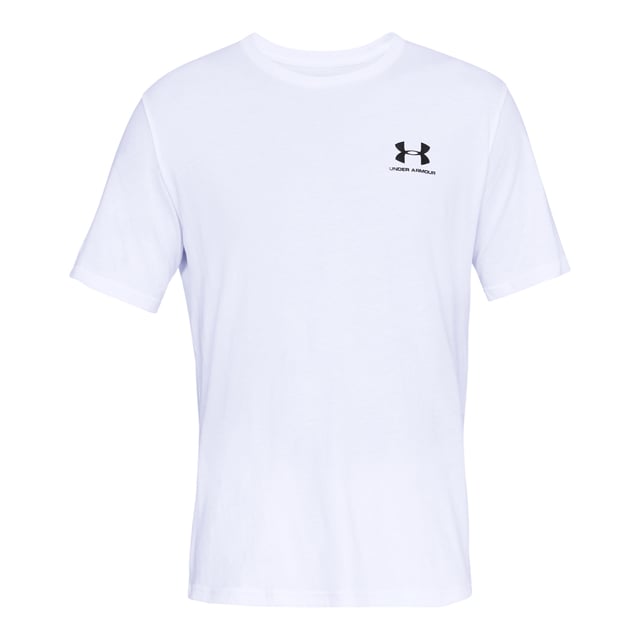 60% Cotton, 40% Recycled Polyester. Fabric: Soft Touch. Design: Logo, Plain. Neckline: Crew Neck, Ribbed. Sleeve-Type: Short-Sleeved. Fabric Technology: Lightweight, Quick Dry. Fit: Loose. S: 36 in. M: 40 in. L: 44 in. XL: 53 in. XXL: 48 in. 3XL: 54 in.