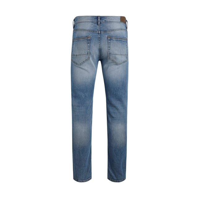 98% Cotton, 2% Elastane. Fabric: Denim, Stretch, Vintage Wash. Design: Logo. Pockets: 2 Side Pockets, 2 Back Pockets, 1 Coin Pocket. Fastening: Button, Zip Fly. Belt Loops. Fit: Straight.