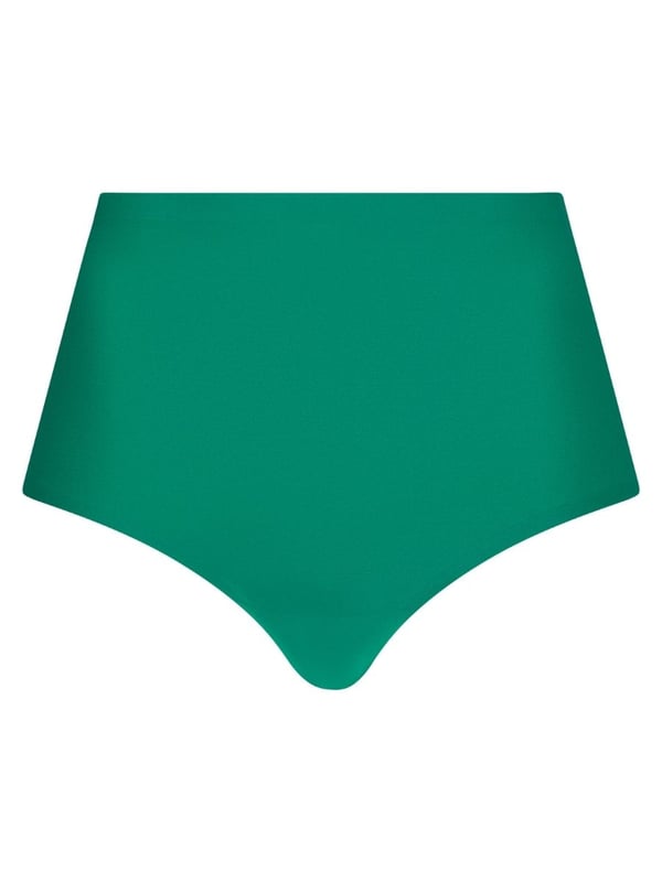 Chantelle SoftStretch High Waisted Briefs. High rise knickers with lined gusset. Offering moderate rear coverage. This product is recommended as gentle wash only.