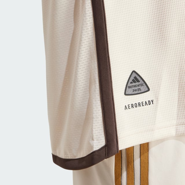 Football fever first took hold in LA in the mid 1970s. Celebrating those boom years, this adidas Los Angeles FC authentic jersey throws out vintage vibes with an era-appropriate colour palette and a bold team name on the chest. Ventilating HEAT.RDY and lightweight details make for unbeatable performances on the pitch. This product is made with 100% recycled materials. By reusing materials that have already been created, adidas help to reduce waste and our reliance on finite resources and reduce the footprint of the products adidas make.  - Slim fit - Crewneck - 100% polyester (recycled) - HEAT.RDY - Mesh side panels - Los Angeles FC raised embroidery crest - Ribbed cuffs - Droptail hem  Shipped by adidas