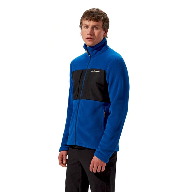 Men's Berghaus Prism Guide InterActive Polartec Fleece. Plenty of pockets for those extra bits you end up needing when you’re out and about. We’ve thrown in an InterActive zip and connection points that can be used with any other of our InterActive jackets. Overlay panels across chest for increased durability. Adjustable single hem and a stand up collar for extra warmth. Material: 100% Polyester. Ref: 4A001640KW3.
