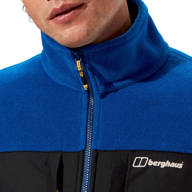 Men's Berghaus Prism Guide InterActive Polartec Fleece. Plenty of pockets for those extra bits you end up needing when you’re out and about. We’ve thrown in an InterActive zip and connection points that can be used with any other of our InterActive jackets. Overlay panels across chest for increased durability. Adjustable single hem and a stand up collar for extra warmth. Material: 100% Polyester. Ref: 4A001640KW3.