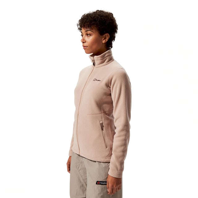 Women's Berghaus Prism InterActive Polartec Fleece. Put changeable weather in its place with our highly insulated, handy mid-layer. Chilly days are no match for Polartec® Classic fleece which has an impressive warmth to weight ratio. Great for powering up hillsides, the highly durable fabric also has a soft hand feel, keeping you comfortable all day long. Great on its own or perfect to zip into any Berghaus outer from the InterActive range, you can add an extra layer with ease when you need it, making this a great choice whatever the weather. Material: 100% Polyester. Ref: 422264KV7.