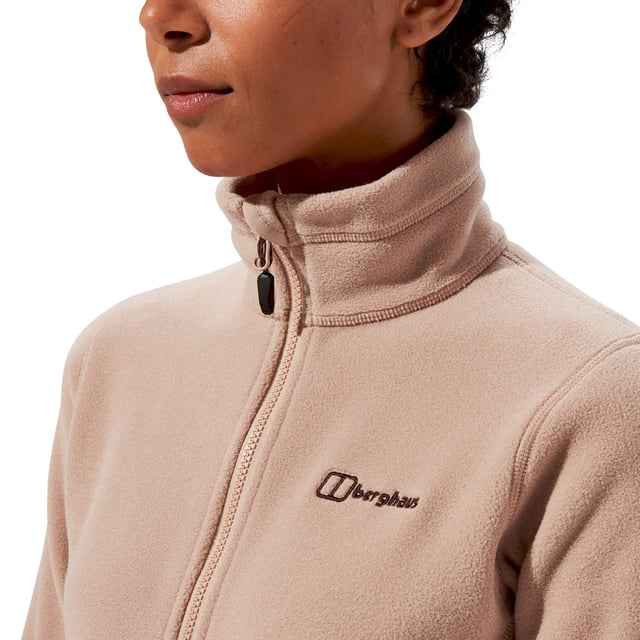 Women's Berghaus Prism InterActive Polartec Fleece. Put changeable weather in its place with our highly insulated, handy mid-layer. Chilly days are no match for Polartec® Classic fleece which has an impressive warmth to weight ratio. Great for powering up hillsides, the highly durable fabric also has a soft hand feel, keeping you comfortable all day long. Great on its own or perfect to zip into any Berghaus outer from the InterActive range, you can add an extra layer with ease when you need it, making this a great choice whatever the weather. Material: 100% Polyester. Ref: 422264KV7.