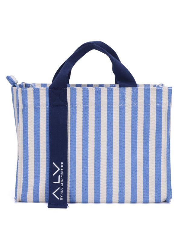 Damen-Shopper-Tasche mit Reißverschluss. zwei Reißverschluss- und zwei offene Innentaschen. fehlende Außentaschen. verstellbarer und abnehmbarer Schultergurt aus Stoff. Gewebegriff. ein Innenfach.  Außenmaterial: Innenmaterial: 100 % Polyester. Maße: 32x24x14 cm. Modeprodukt