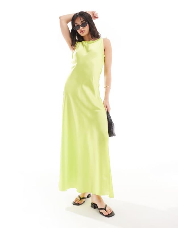 Dresses by Vero Moda Your basket called, it wants this Cowl neck Tie straps Seam detail Regular fitSold By: Asos