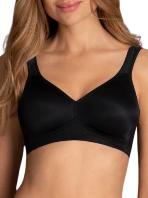 Rosa Faia Twin Moulded Soft Bra. Non-wired soft cup bra with full coverage moulded cups, double layer cup construction and soft microfibre material. This product is recommended for hand wash only.
