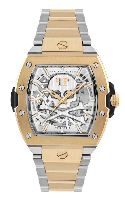This Philipp Plein The $keleton2.0 Analogue Watch for Men is the perfect timepiece to wear or to gift. It's Multicolour 44 mm Tonneau case combined with the comfortable Multicolour Stainless steel watch band will ensure you enjoy this stunning timepiece without any compromise. Operated by a high quality Automatic movement and water resistant to 5 bars, your watch will keep ticking. Feel the inferno on your wrist. This Analogue watch has a function: Luminous Hands and Luminous Numbers High quality 21 cm length and 18.5 mm width Multicolour Stainless steel strap with a Deployment clasp Case diameter: 44 mm,case thickness: 12.8 mm, case colour: Multicolour and dial colour: Silver