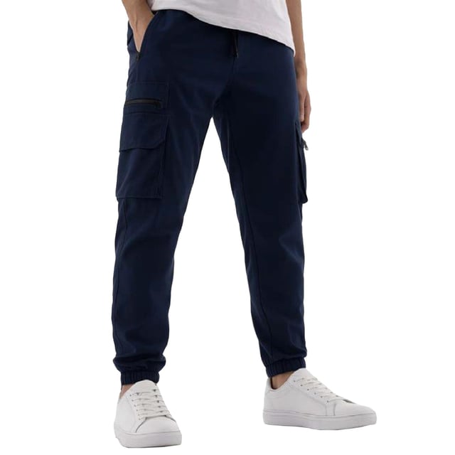 Featuring the Soul Star Men's Regular Fit Cargo Trousers, an ideal combination of design, comfort, and usefulness. These combat trousers, made from tough materials, are built to resist the demands of everyday wear and adventures in the outdoors. With a regular fit, they create a comfortable and relaxed form that is ideal for all body types.

The various pockets provide plenty of storage for your belongings, making these trousers suitable for business, informal outings, and outdoor sports. Whether you're trekking, working, or having a casual day out, the Soul Star Cargo Trousers keep you trendy and ready for anything.
