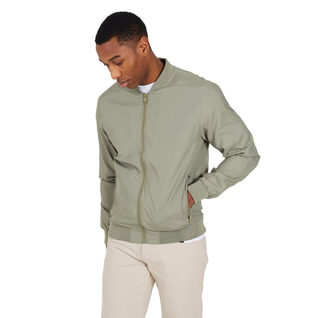 Part of the men's transitional month wardrobe essentials is the bomber jacket, and these Brave Soul Sanjay Black Bomber jackets are especially for spring, summer, or autumn style and warm enough for the UK weather. Features include a normal fit, full zip fastening, secure pockets, ribbed cuffs, long sleeves, a collar, and a hem. It is made from 100% polyester fabric, which makes it light, durable, water-repellent, soft, skin-friendly and easy to wash. Perfect for casual wear, you're also covered for work, outdoors, hiking, tracking, camping, walking, cycling, climbing, trekking, hunting, fishing, running, etc. This bomber jacket is versatile, goes well with all your other clothes, and can be pulled off easily by almost any man