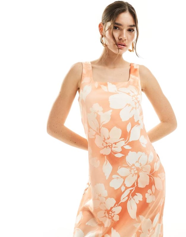 Dresses by Vero Moda For your next OOTD post Floral design Square neck Sleeveless style Regular fitSold By: Asos