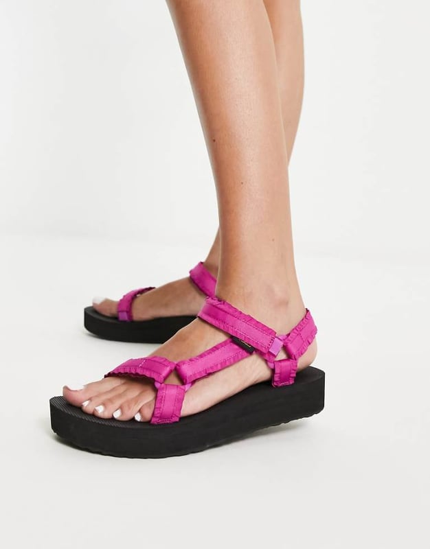 Teva Universal midform adorn chunky sandals in pink