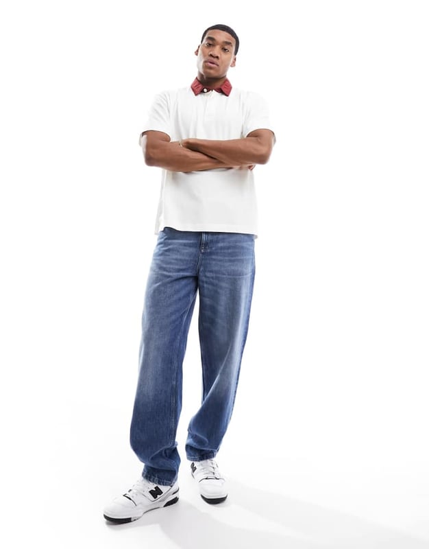 Polo Shirts by Abercrombie & Fitch Your new go-to Polo collar Partial button placket Short sleeves Oversized fitSold By: Asos