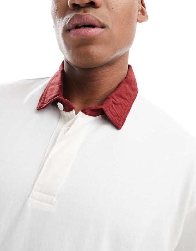 Polo Shirts by Abercrombie & Fitch Your new go-to Polo collar Partial button placket Short sleeves Oversized fitSold By: Asos