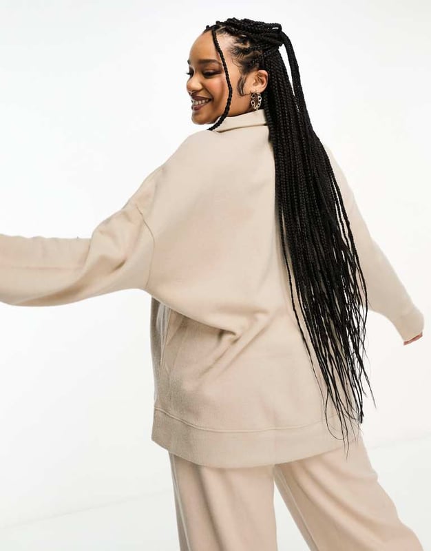 Jumpers & Cardigans by ASOS Curve The soft stuff Polo collar V-neck Relaxed fitSold By: Asos