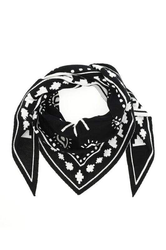 Lente-Zomer, Zwart, Logo, Gedrukt patroon, Gemaakt in Italië, Patterned World, ST VALENTINE, 158x60cm