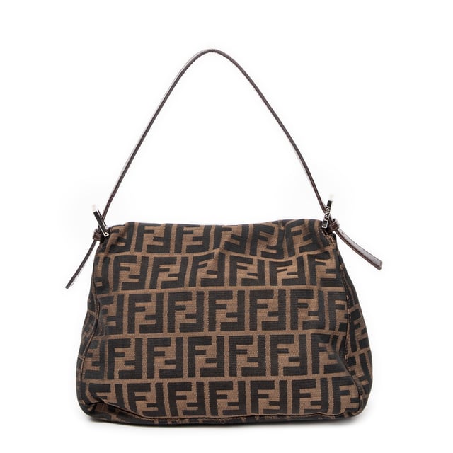 Fendi Bolsas Mama Forever  Bolso bandolera en Bronceado/Marrón oscuro Lienzo y Plata hardware. El producto está en en Excelentes Condiciones (A).
  Dimensiones: 28x19x11 cm 
  Accesorios incluidos: None
    Condición Notes: slight scuffs on buckle hardware
  BrandCo Paris encuentra artículos raros y en las mejores condiciones a precios increíbles. ¡Vale la pena tener paciencia! Compra con confianza: todos los artículos de BrandCo Paris son seleccionados y autenticados cuidadosamente por nuestro equipo de expertos.
  Todos los artículos vienen con un certificado de autenticidad y un embalaje entregado por BrandCo Paris.
  Tabla de clasificación de la condición del artículo
  N (como nuevo)
  AA (perfecto estado)
  A (excelente estado)
  AB (muy buen estado)
  B (bueno/regular)