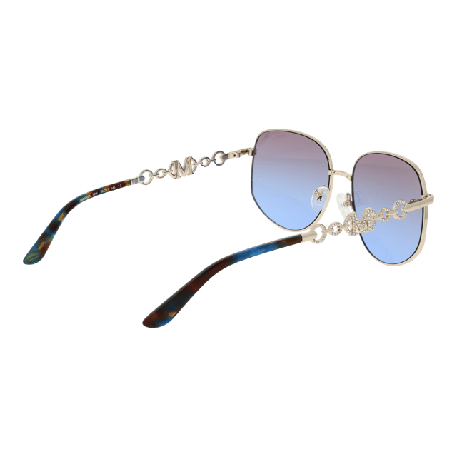 Género: Mujer
Color principal: Oro
Color del marco: Oro
Material del marco: Metal
Color de lentes: Azul
Material de lentes: Plástico
Categoría de filtro: 2
Efecto de lentes: Gradiente
Protección: 100% UVA & UVB
Ancho de las lentes: 59
Altura de las lentes: 52
Ancho del puente: 17
Ancho del marco: 140
Longitud de las templos: 145
Estilo: Ronda
Estilo de llanta: Llanta completa
Bisagra de resorte: No
Extra: Sin extra
El envío incluye: Estuche originalsa de gafas original, documentación, paño de limpieza
Country: China