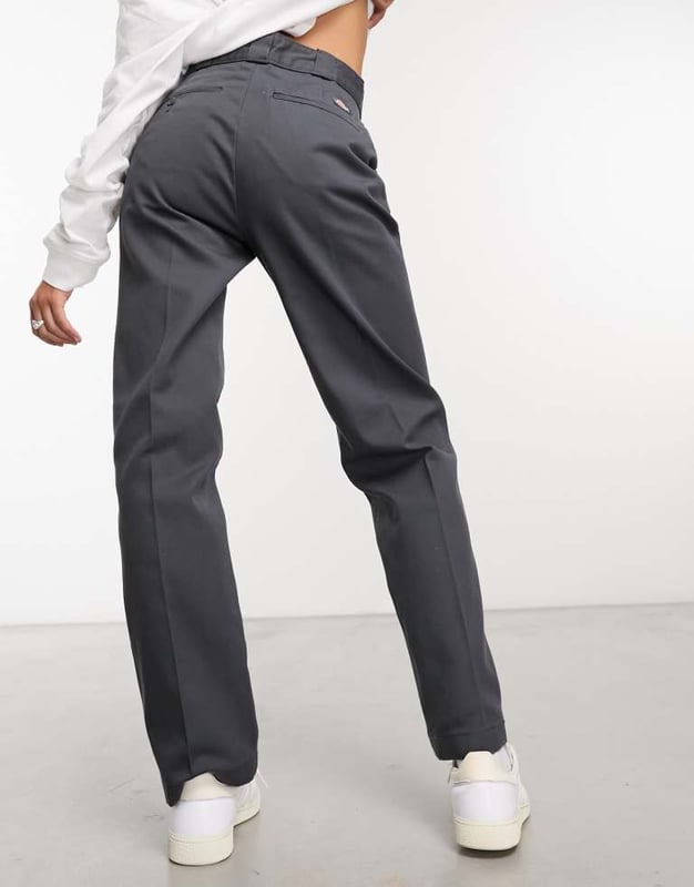 Trousers & Leggings by Dickies Lower-half looks High rise Belt loops Fold-over waistband Functional pockets Straight fitSold By: Asos
