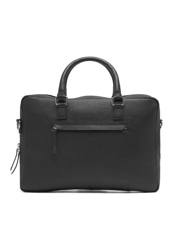 Real leather crossbody satchel from Bolongaro Trevor, with exterior pocket, spacious interior with multiple compartments and pockets. Complete with top handle and adjustable strap, this bag is suitable for any occasion.
Dimensions 8cm x 29cm x 39cm.