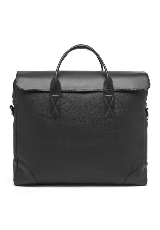 Real leather crossbody satchel from Bolongaro Trevor, with exterior pocket, spacious interior with multiple compartments and pockets. Complete with top handle and adjustable strap, this bag is suitable for any occasion.
Dimensions 8cm x 35cm x 42cm.