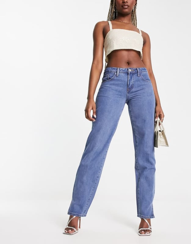 Jeans by Missyempire The denim of your dreams Regular fit Low rise Belt loops Five pockets Split hemSold By: Asos