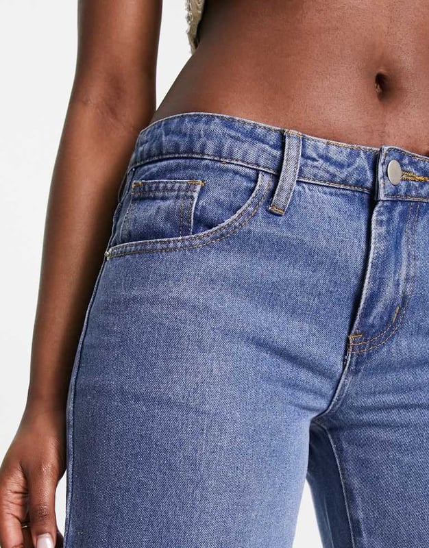 Jeans by Missyempire The denim of your dreams Regular fit Low rise Belt loops Five pockets Split hemSold By: Asos