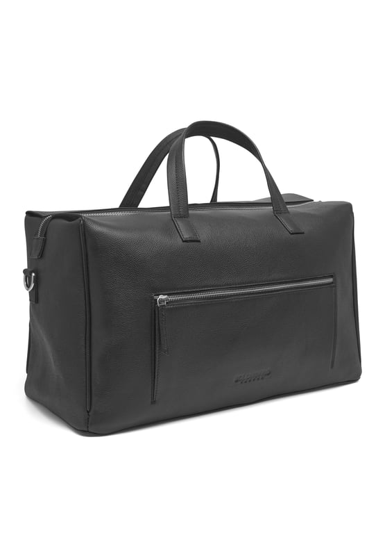 Real leather weekend bag from Bolongaro Trevor, with exterior pocket, large spacious interior with multiple compartments and pockets. Complete with top handle and adjustable strap, this bag is suitable for any occasion.
Dimensions 23cm x 32cm x 48cm.