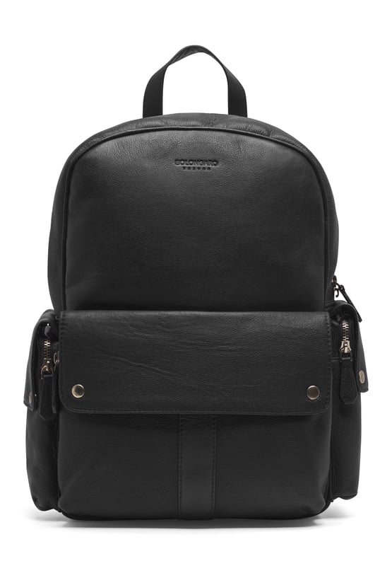 Real leather rucksack from Bolongaro Trevor, with exterior pocketing and spacious interior. Complete with top handle and adjustable straps, this bag is suitable for any occasion.
Dimensions 11cm x 36cm x 39cm.