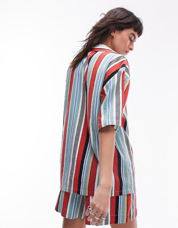 Trousers & Leggings by Topshop Welcome to the next phase of Topshop Shorts sold separately Revere collar Button placket Chest pocket Relaxed fitSold By: Asos