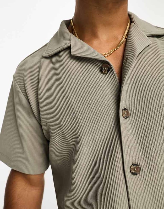 Shirts by Selected Homme Part of a co-ord set Shorts sold separately Revere collar Button placket Short sleeves Regular fitSold By: Asos