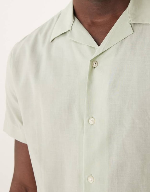 Shirts by Selected Homme No need to keep scrolling Revere collar Button placket Short sleeves Regular fitSold By: Asos