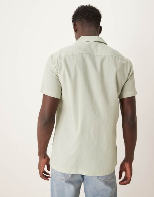 Shirts by Selected Homme No need to keep scrolling Revere collar Button placket Short sleeves Regular fitSold By: Asos
