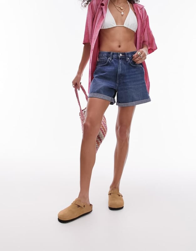 Shorts by Topshop Welcome to the next phase of Topshop Mid rise Belt loops Functional pockets Regular fitSold By: Asos