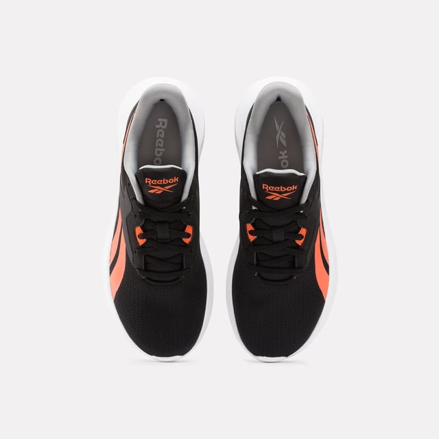 Womens Reebok Energen Lux Running Shoes in black- Synthetic and textile upper.- Lace up fastening.- Textile lining.- Lightweight cushioned midsole.- Ref: 100201548