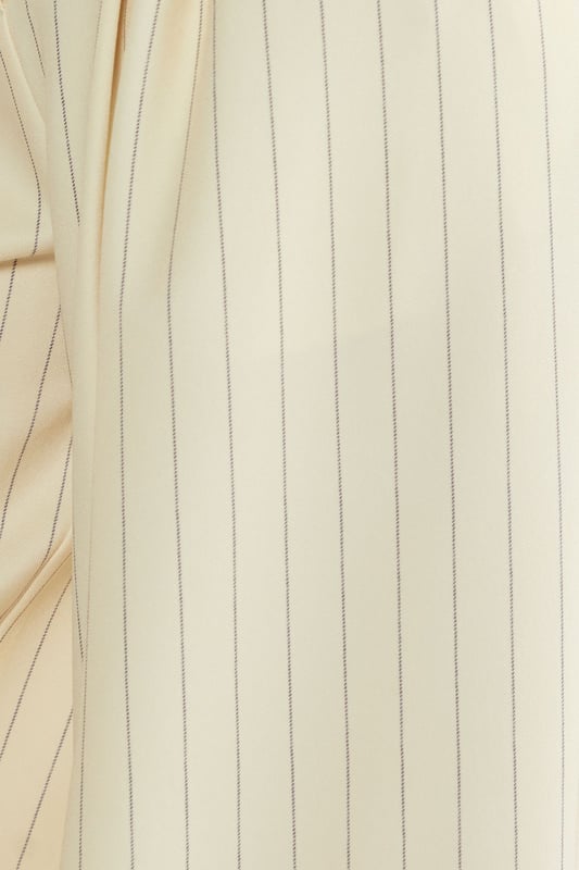 Tailored wide-leg trousers with classic pinstripe pattern
        High-waisted design for a flattering silhouette
        Practical side pockets for everyday essentials
        Wide-leg cut offering comfortable movement
        Versatile design suitable for both professional and casual settings
    
    These Nasty Gal Butter Pinstripe Tailored Trousers bring sophisticated workwear to new heights. The high-waisted design creates a lengthening effect whilst the wide-leg silhouette offers both comfort and contemporary style. Pair with the matching crop top as shown for a coordinated two-piece ensemble that commands attention in the office, or style with a crisp white shirt and blazer for more formal workplace settings. For after-hours events, swap office footwear for strappy heels and add statement jewellery. The versatile pinstripe pattern honours traditional tailoring whilst the modern cut ensures these trousers transition seamlessly from boardroom presentations to evening drinks. The side pockets add practicality to this stylish piece, making these trousers an essential addition to your professional wardrobe.