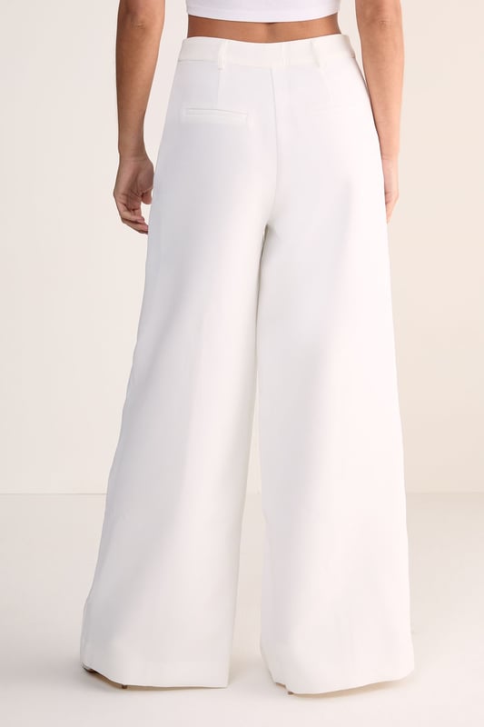 Sun Trim Belted Tailored Trousers