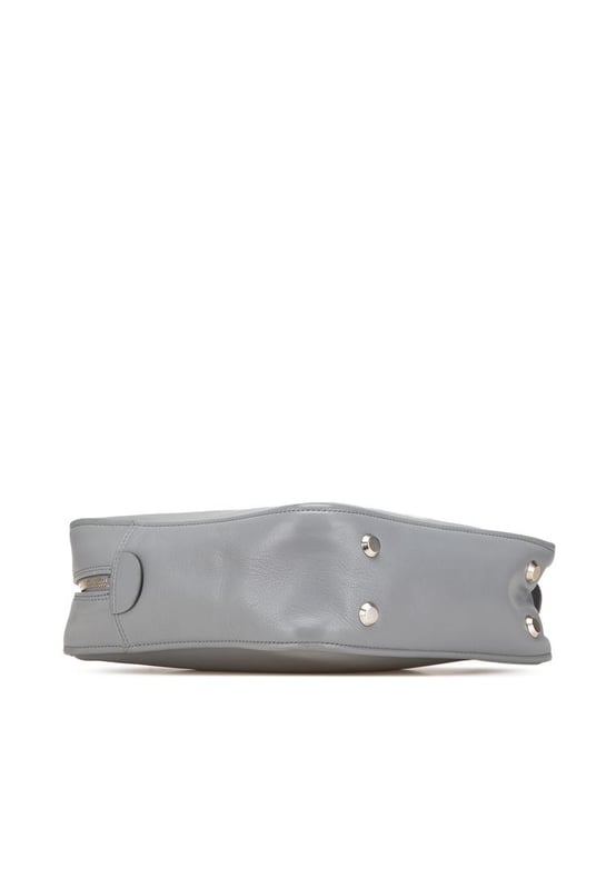 The Triangle Duffle bag features a leather body flat leather handles a detachable flat leather strap a top zip closure and an interior zip pocket.Brand: BalenciagaCondition: Pre-lovedType: SatchelRating: B+Main Material: LeatherDimensions (LxWxD): 15x35x8Strap Drop: 61Handle Drop: 9.5Comments: Exterior Back Worn. Exterior Bottom Out Of Shape Worn. Exterior Front Worn. Interior Pocket stained with Other. Interior Lining Scratched. Practical Attachment Scratched. Exterior Side Out Of Shape Worn. Exterior Top Out Of Shape Worn. Exterior Top stained with Other. Zipper Scratched.