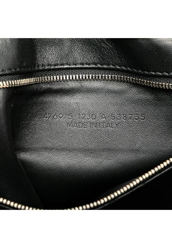The Triangle Duffle bag features a leather body flat leather handles a detachable flat leather strap a top zip closure and an interior zip pocket.Brand: BalenciagaCondition: Pre-lovedType: SatchelRating: B+Main Material: LeatherDimensions (LxWxD): 15x35x8Strap Drop: 61Handle Drop: 9.5Comments: Exterior Back Worn. Exterior Bottom Out Of Shape Worn. Exterior Front Worn. Interior Pocket stained with Other. Interior Lining Scratched. Practical Attachment Scratched. Exterior Side Out Of Shape Worn. Exterior Top Out Of Shape Worn. Exterior Top stained with Other. Zipper Scratched.