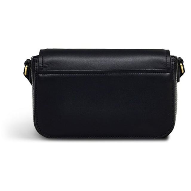 Bolso de mano Radley River Road negro para mujer, fabricado en piel. Incluye: cierre magnético, compartimento trasero, logo Radley, correa de hombro ajustable y medidas: 13 cm de alto x 20 cm de ancho x 5 cm de profundidad.