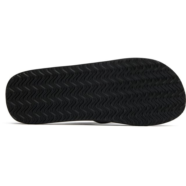 The Napapijri Elm delivers effortless summer style in sleek black. These contemporary flip flops combine durability with comfort, featuring reinforced nylon upper straps that withstand beach-to-bar transitions. The microporous EVA sole provides exceptional cushioning for all-day wear, while maintaining a lightweight feel. Perfect for casual outings or poolside lounging, these sandals embody Napapijri's signature blend of practical design and understated elegance. An essential addition to your warm-weather wardrobe.