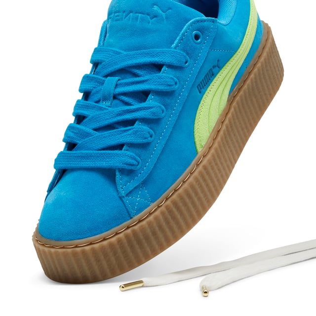 Puma Creeper Phatty Trainers 396403   - Spped Blue Lime Gum 02
