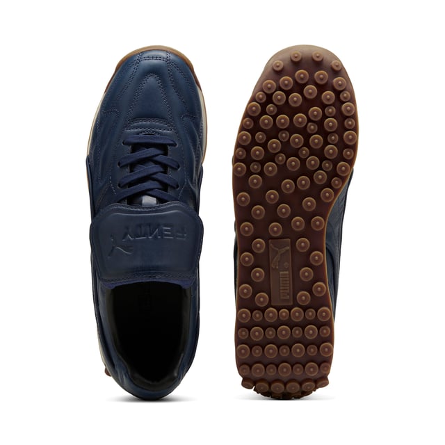 PRODUCT STORY: The newest FENTY x PUMA Avanti by Rihanna is reinvented with premium leather, touches of gold, and retro gum soles. Inspired by football legends, this Avanti is worn by Romeo Beckham and many others in the latest FENTY x PUMA campaign. DETAILS: Oil-treated leather on upper, which wears over time; Lace closure; Foam wedge midsole; Dark gum outsole; FENTY x PUMA co-branding details.