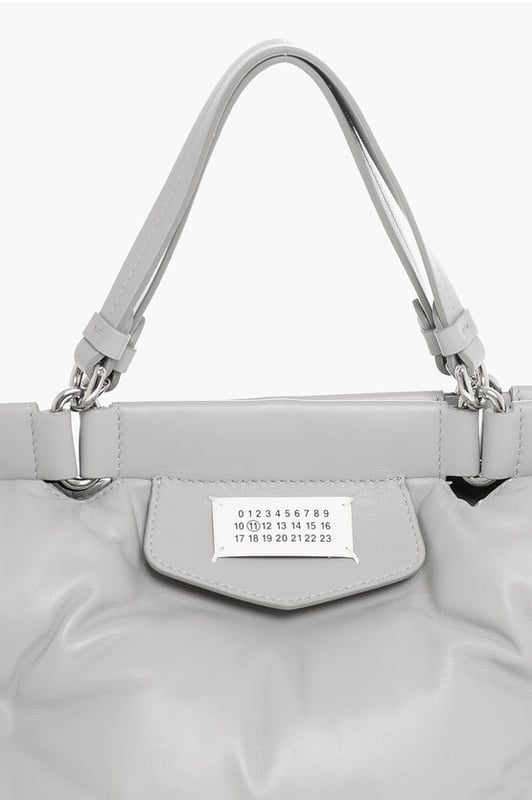 Gris, Bolsillo interior, Bandolera extraíble, Bolso de mano, Hecho en Italia, Casual, Primavera-Verano, Bandolera ajustable, LxAlxAn: 41x36x20cm