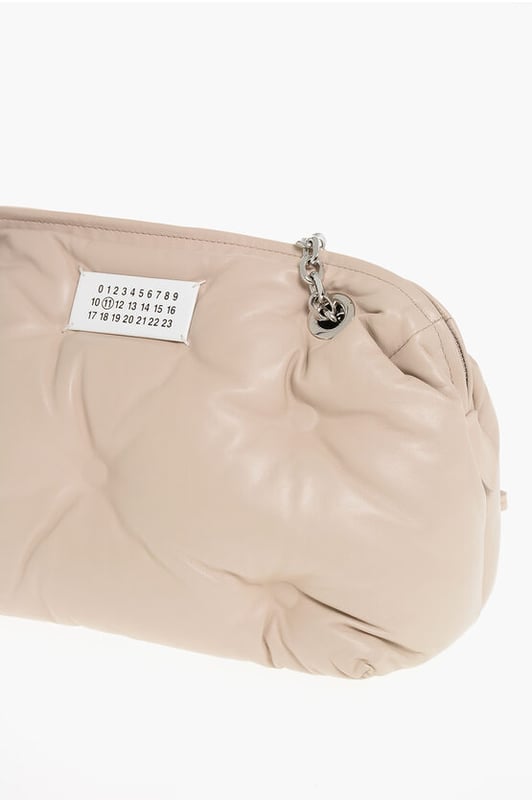Cierre de cremallera, Bolsillo interior, Hecho en Italia, Piel, Primavera-Verano, Rosa, Bolso de hombro, LxAlxAn: 35x22x16cm