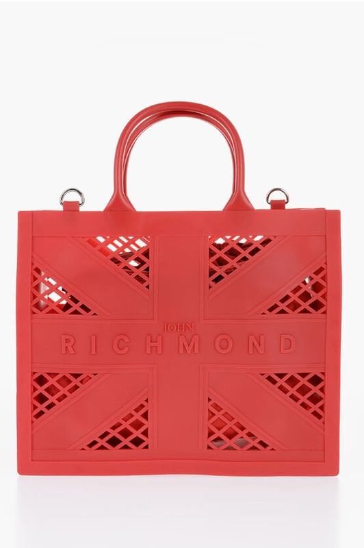 DÍA DE LA MUJER, Primavera-Verano, Rojo, Color liso, Logotipo, Bolso de mano, Doble asa, Bandolera regulable, Bandolera extraíble, Bolso de hombro, SAN VALENTÍN, 34,5x28x15cm