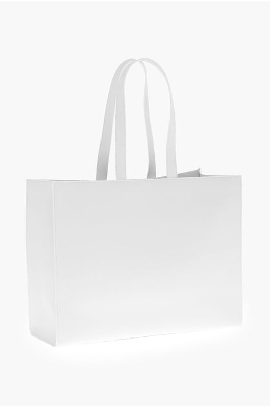 DÍA DE LA MUJER, Primavera-Verano, Blanco y Negro, Logotipo, Metal, Interior forrado, Bolsillo interior, Cierre de cremallera, Bandolera extraíble, Bolso de hombro, Doble asa, Hecho en Italia, Piel, Estampado, SAN VALENTÍN, 47,5x37x17cm