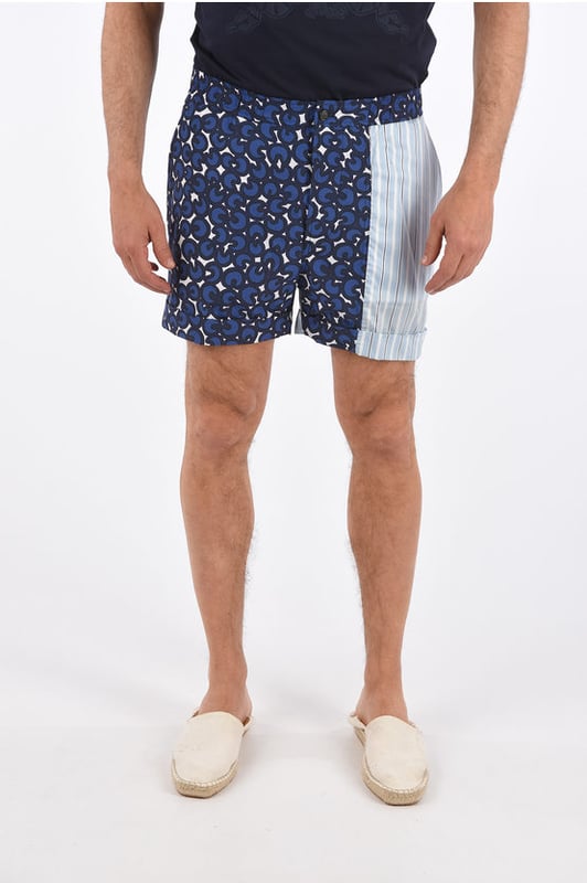 Primavera-Verano, Azul, Estampado, Botones, Mundo Estampado, Box Fit